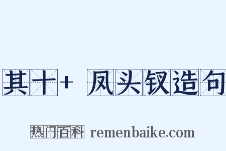 其十+凤头钗造句是什么意思的图片